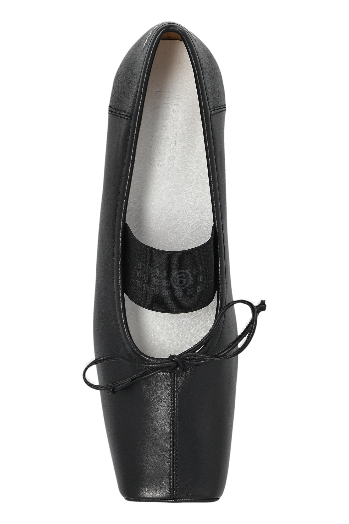 パンプス MM6 MAISON MARGIELA BLACK LEATHER FLATS Black Leather ballerinas MM6 Maison Margiela - Vitkac Canada